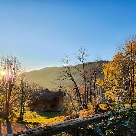 Logement A Megeve Avec Jardin Exterior foto