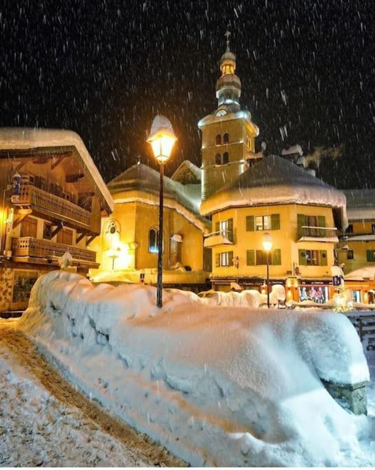 Logement A Megeve Avec Jardin Exterior foto