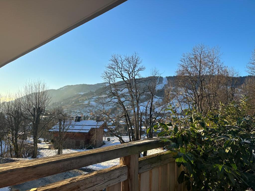 Logement A Megeve Avec Jardin Exterior foto