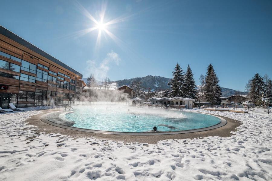 Logement A Megeve Avec Jardin Exterior foto