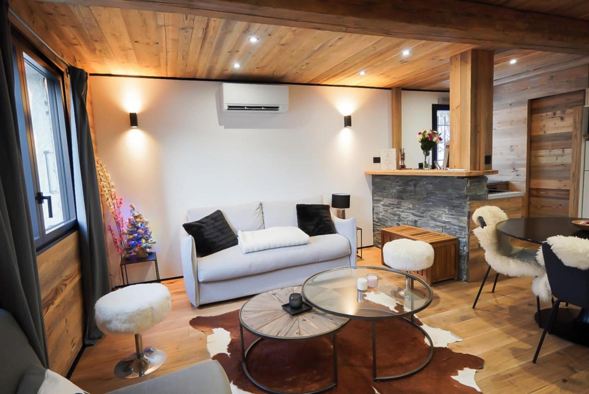 Logement A Megeve Avec Jardin Exterior foto